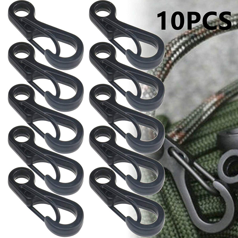 Outdoor Adventure Backpack - 10 Pz/lotto Mini Moschettone Paracord Attrezzatura