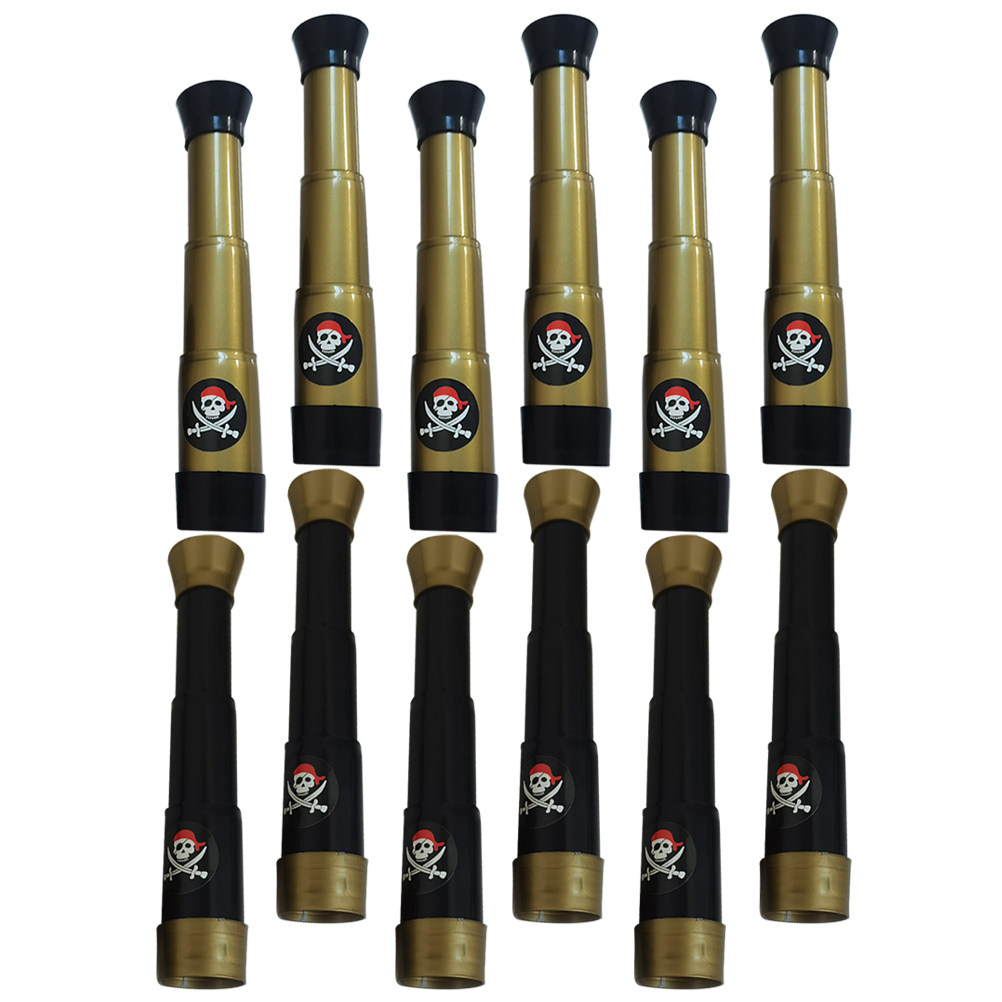 Outdoor Adventure Kids Party - Set di 12 Telescopi da Pirata