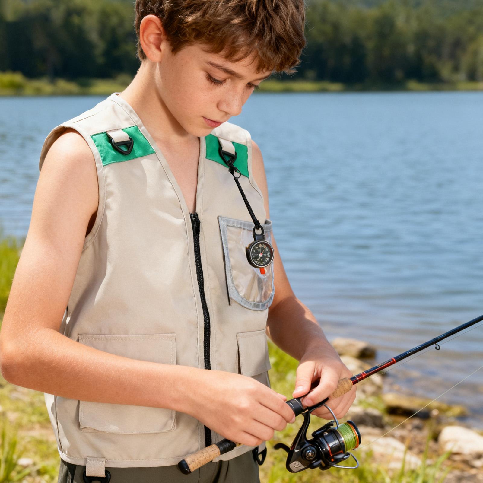 Outdoor Adventure Kids Party - Gilet da Pesca per Bambini, Gilet