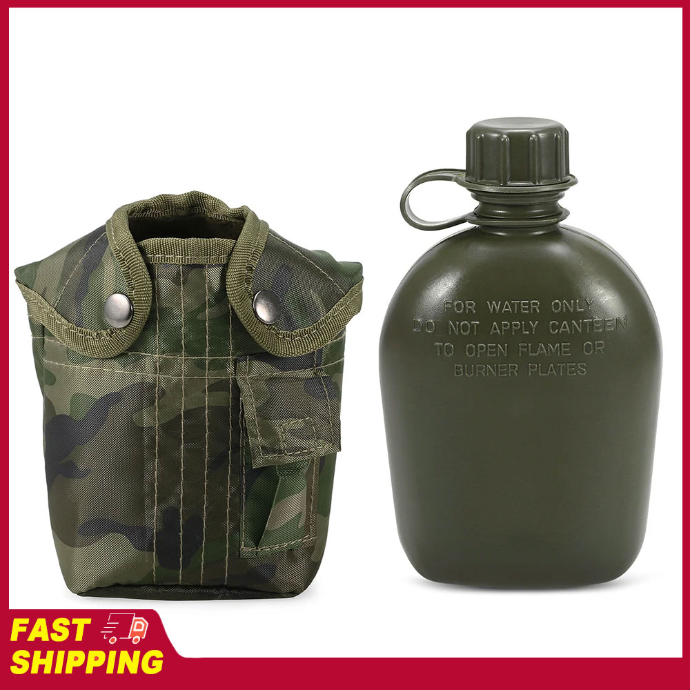 Outdoor Adventure Backpack - Borraccia da Campeggio, Escursionismo e Sopravvivenza,