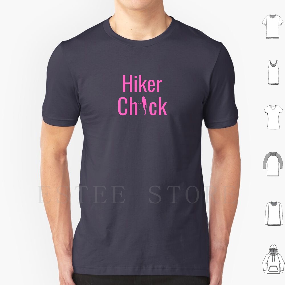 Outdoor Adventure Experiences - Hiker-Hiker Chick T Shirt Print Cotton