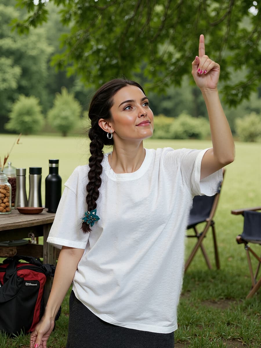 Outdoor Adventure Experiences - T-Shirt in Viscosa di Bambù con