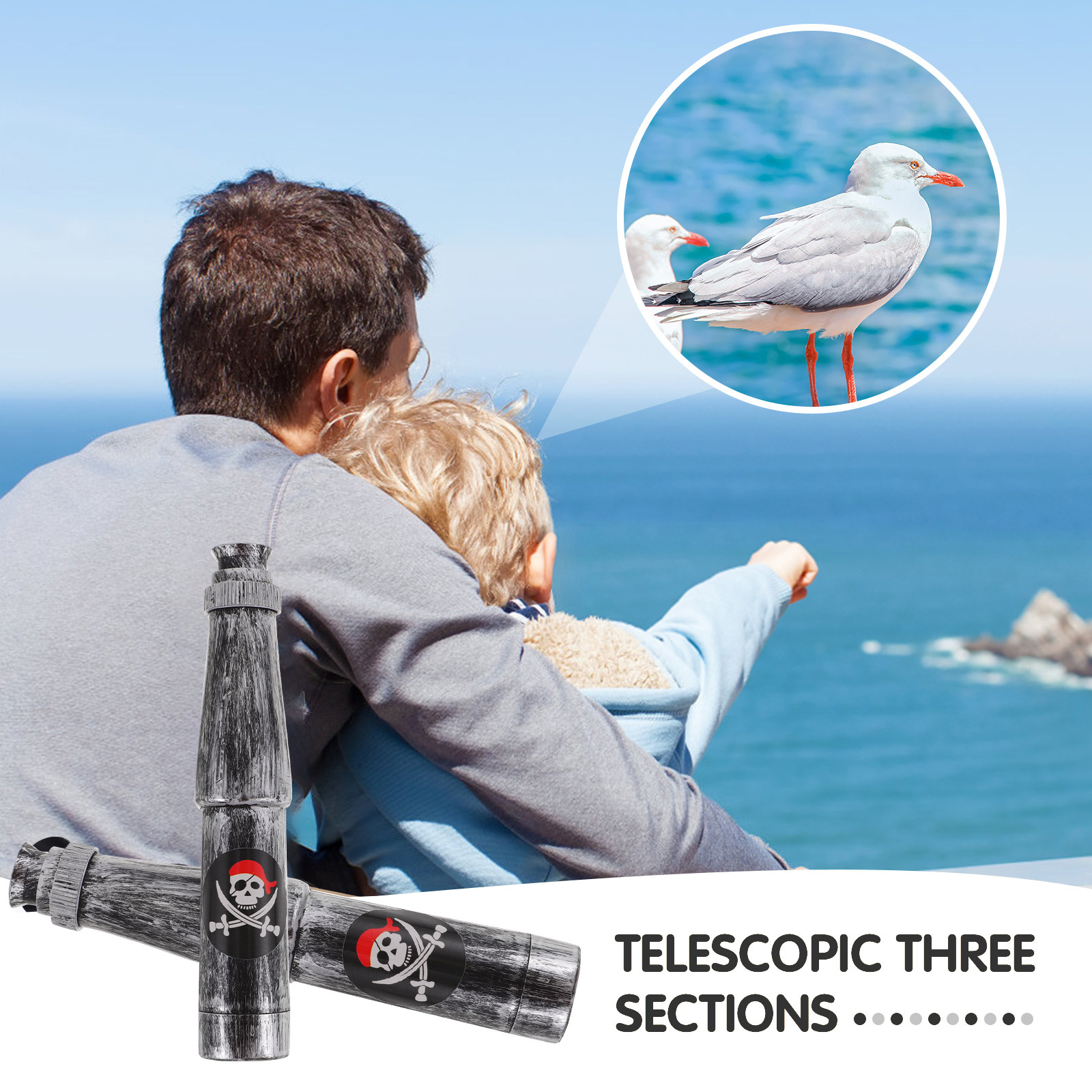 6 Pezzi Telescopi Monoculari d - Outdoor Adventure Kids Party recensione e prezzo