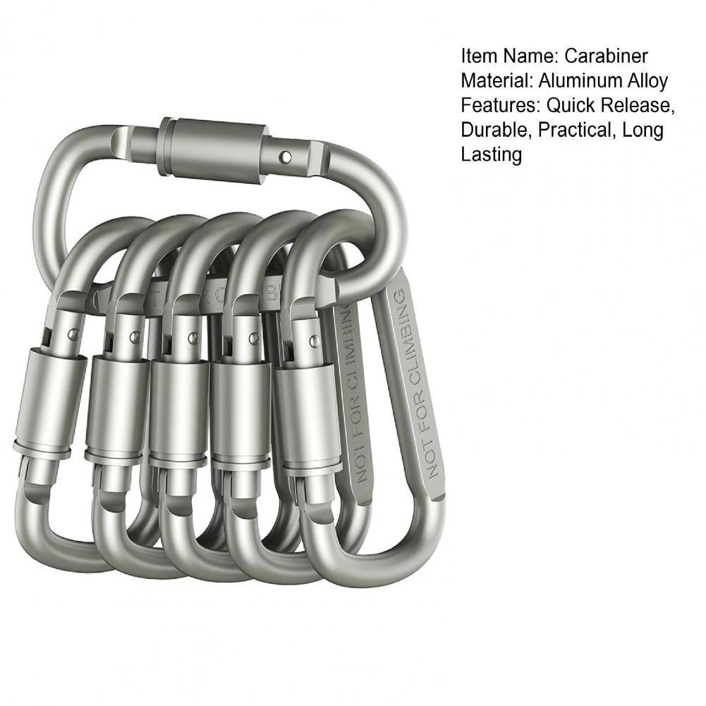 Mini Moschettoni 6 Pezzi Set d - Carabiner Locking D recensione e prezzo