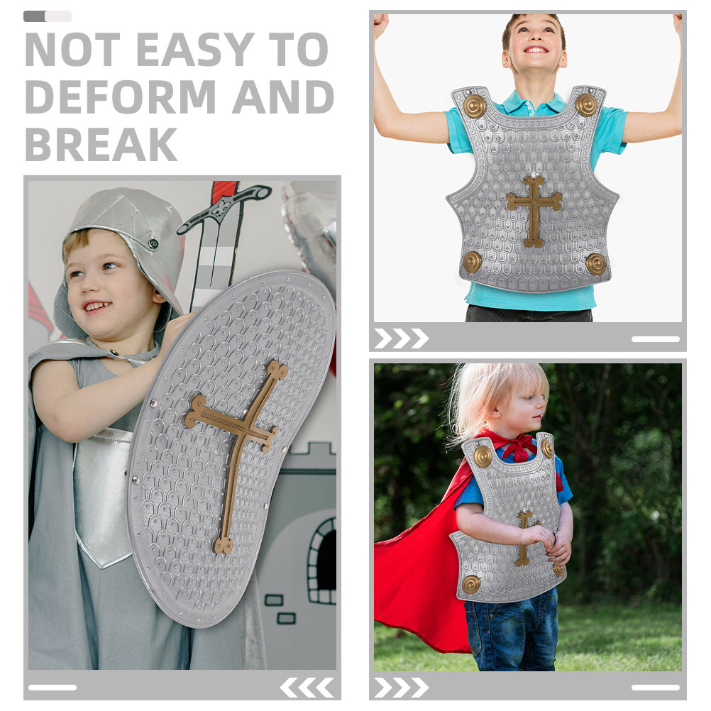 1 Set Costume da Cavaliere per - Outdoor Adventure Kids Party recensione e prezzo