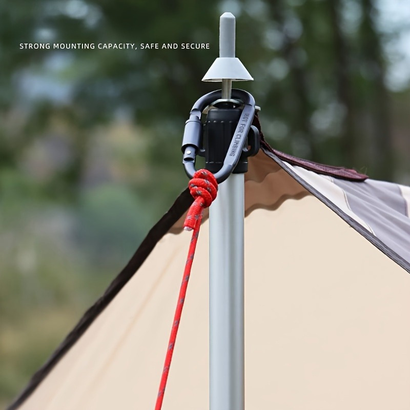 1/4 pezzi moschettone in lega  - Carabiner Locking D recensione e prezzo