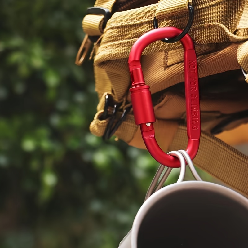 1/4 pezzi moschettone in lega  - Carabiner Locking D recensione e prezzo