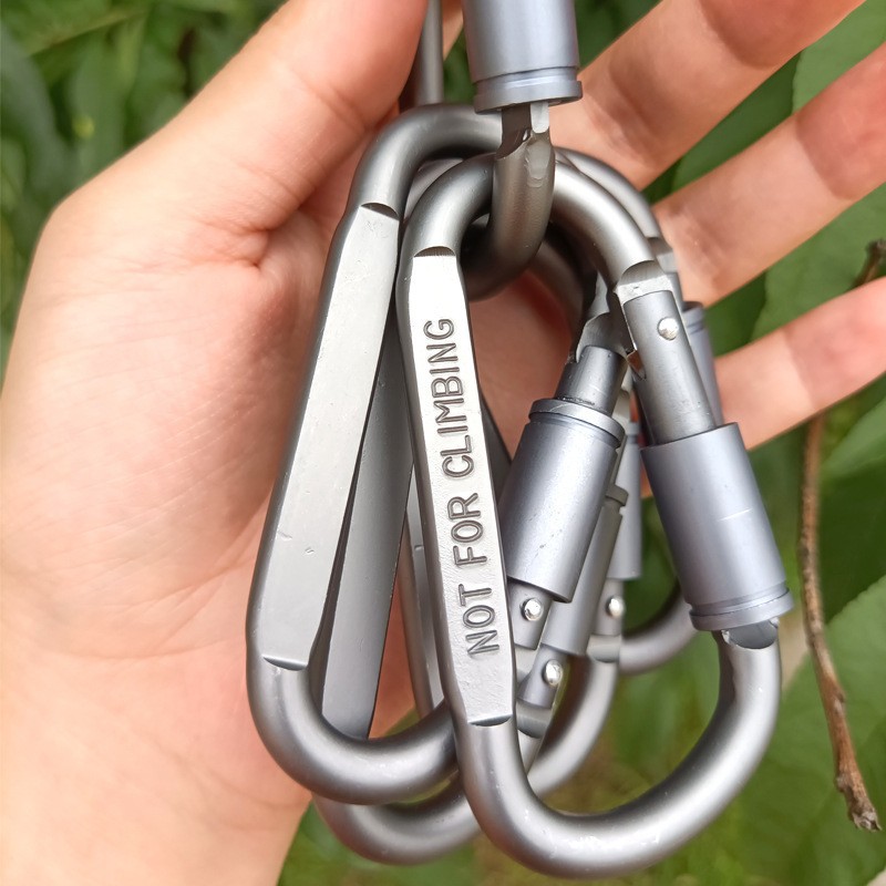 6 pezzi moschettone in allumin - Carabiner Locking D recensione e prezzo