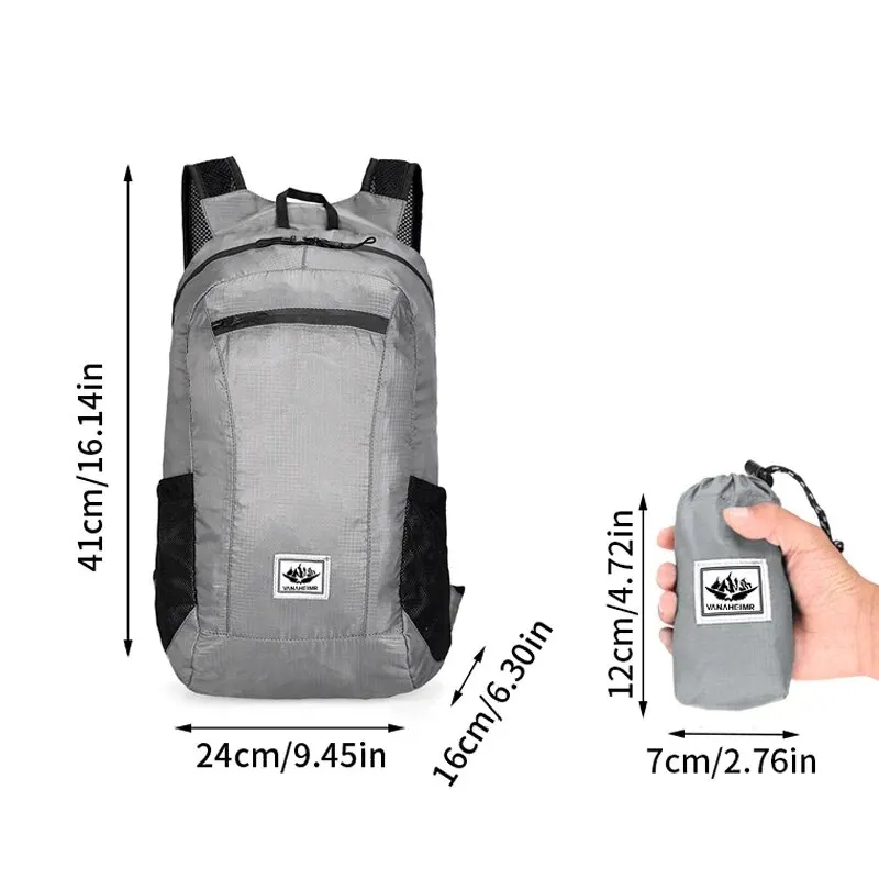 Zaino pieghevole ultraleggero  - Outdoor Adventure Backpack recensione e prezzo