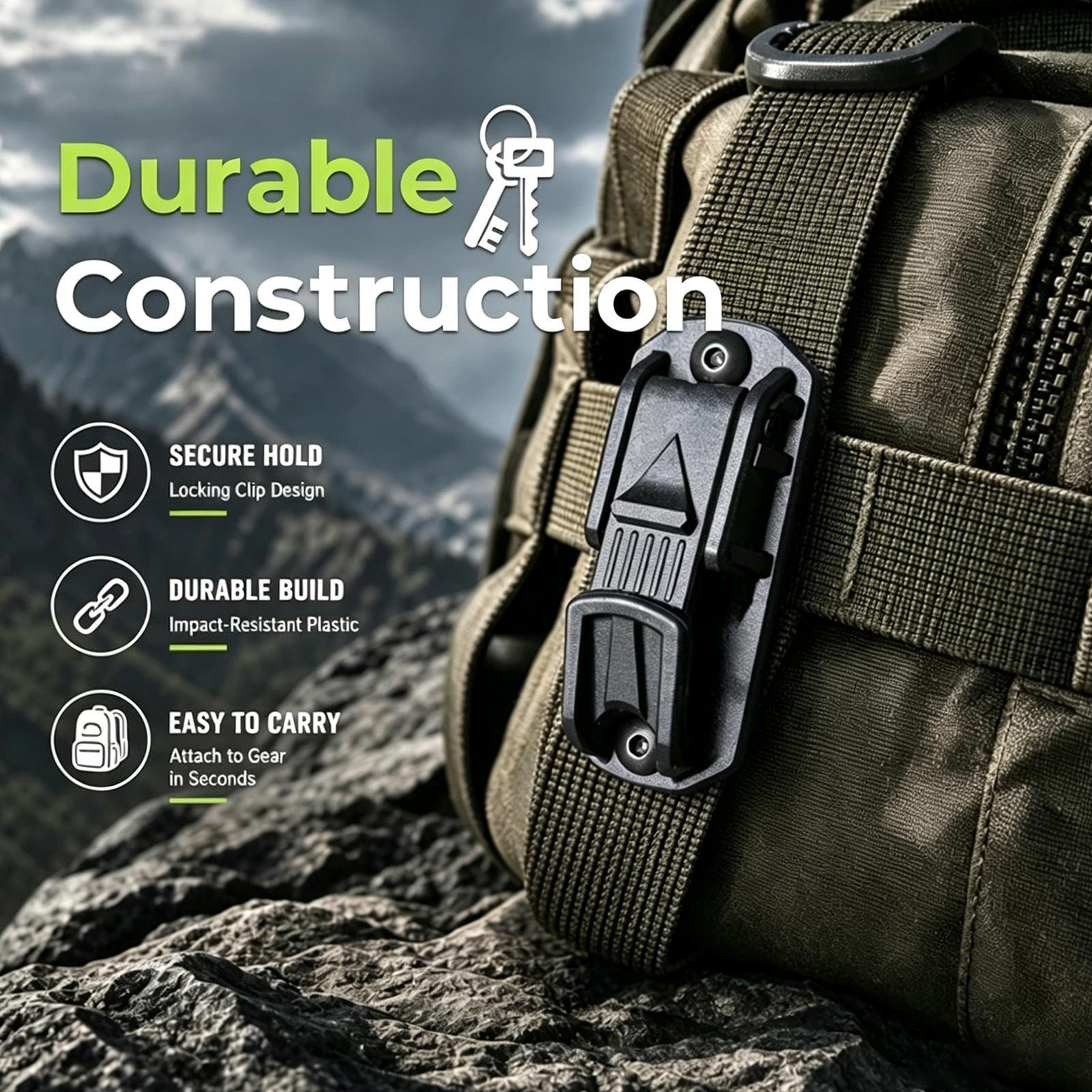 Clip per Cintura, Moschettoni  - Outdoor Adventure Backpack recensione e prezzo