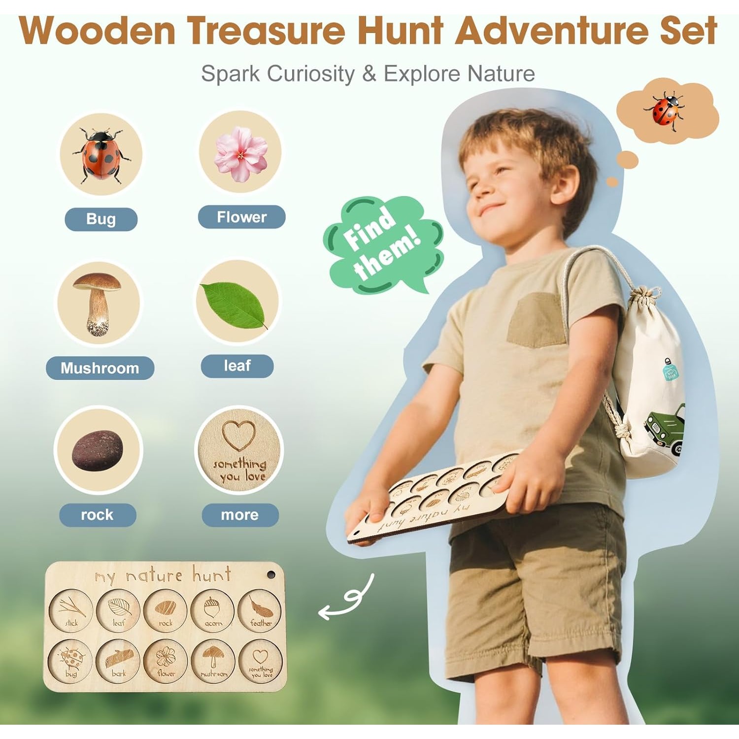 Kit Cacciatore di Insetti per  - Outdoor Adventure Kit For Kids recensione e prezzo