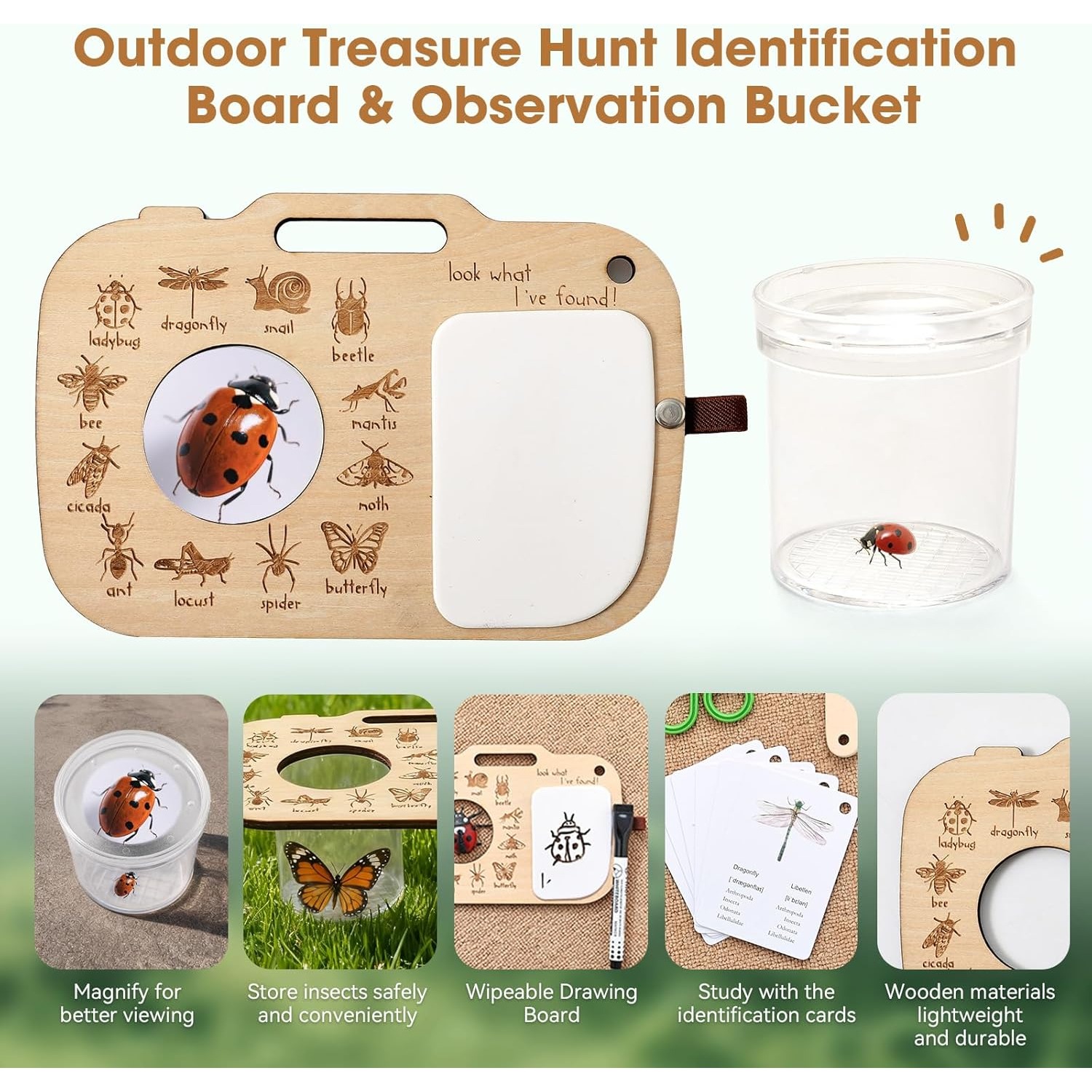 Kit Cacciatore di Insetti per  - Outdoor Adventure Kit For Kids recensione e prezzo